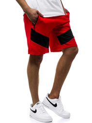 Spodenki męskie czerwone OZONEE JS/KS2515