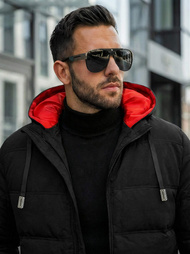 Куртка чоловіча чорна OZONEE JS/31M5003Z