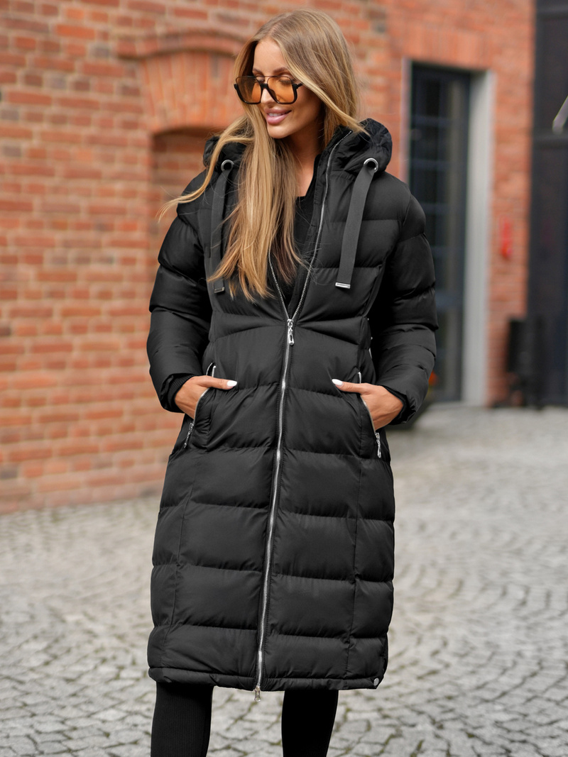 Куртка жіноча чорна OZONEE JS/M736/392Z