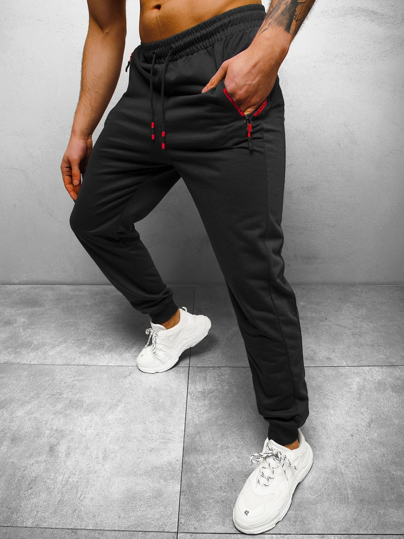 Штани спортивні чоловічі Чорнi OZONEE JS/68K10339