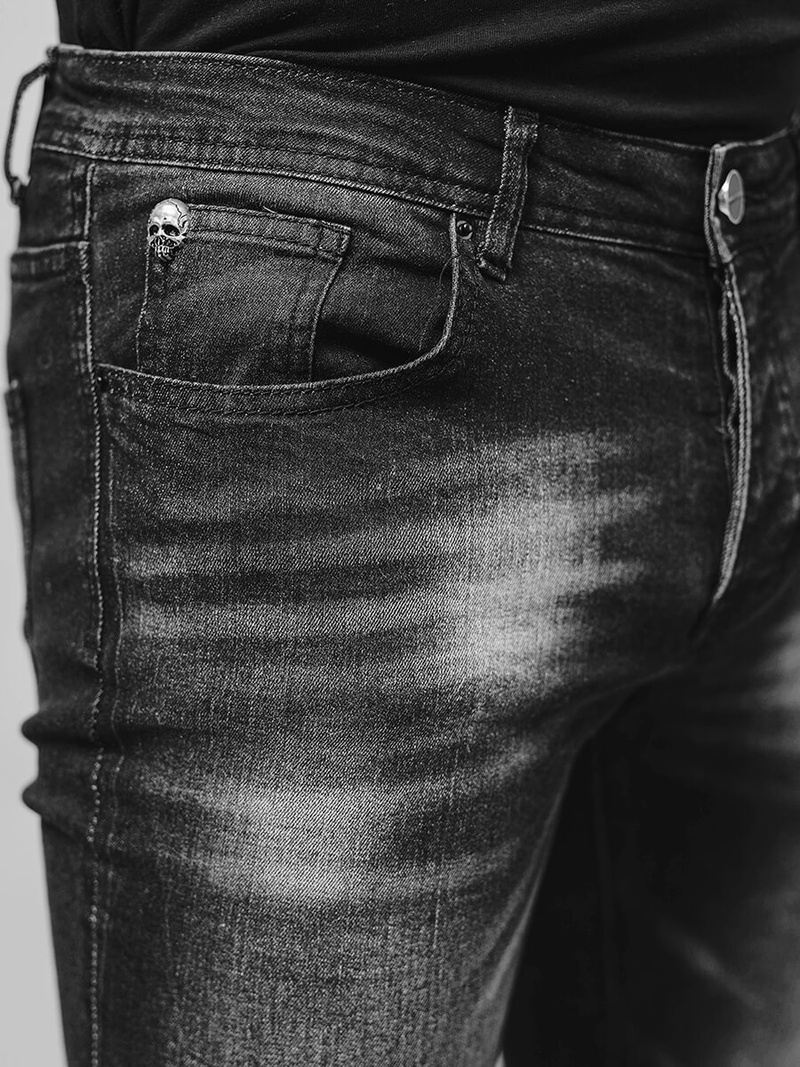 Чоловічі джинси Чорнi OZONEE NB/MP0019N