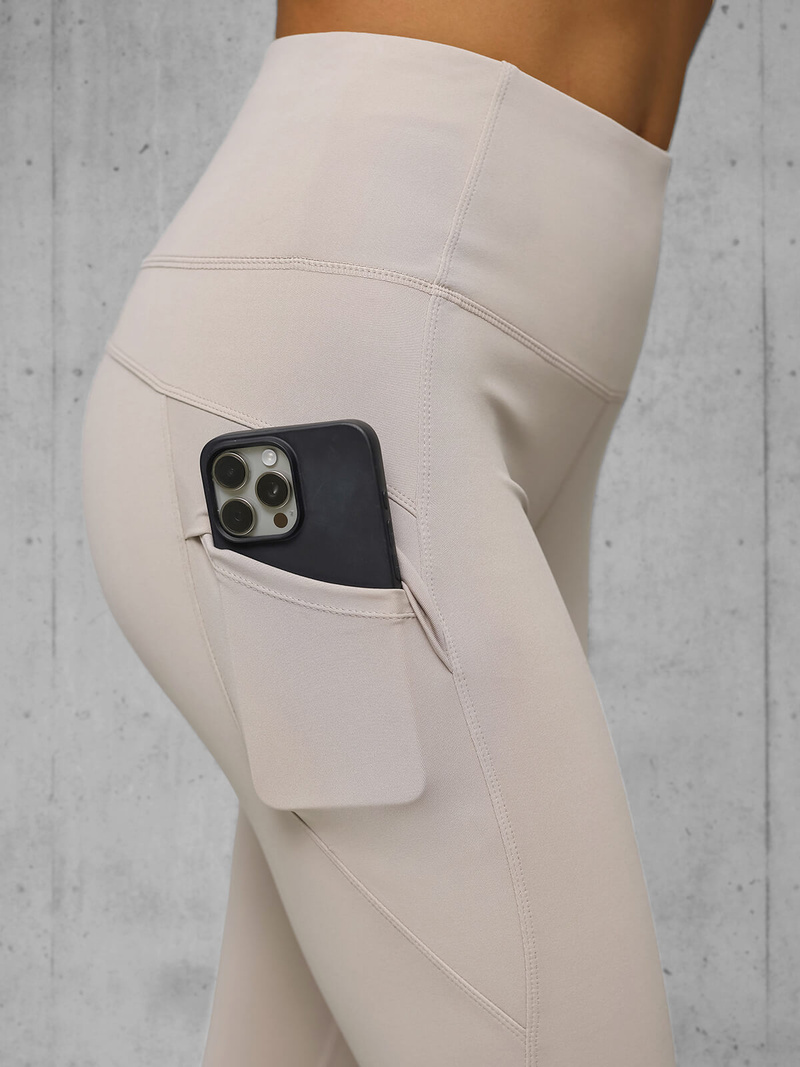 Legginsy damskie beżowe OZONEE JS/XY24017L