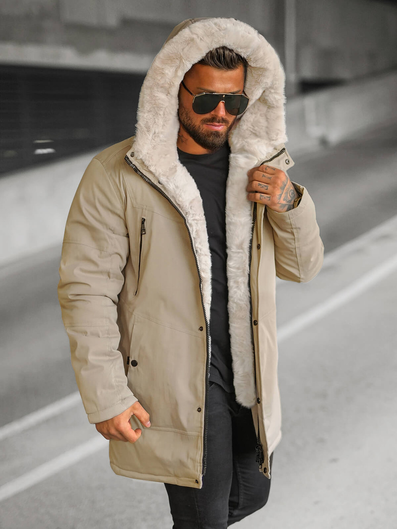 Куртка зимова чоловіча Бежева OZONEE JS/22M315/62Z