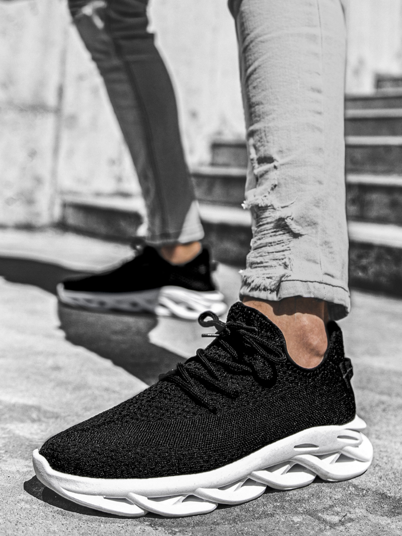 Sneakersy czarne OZONEE B/2051/20