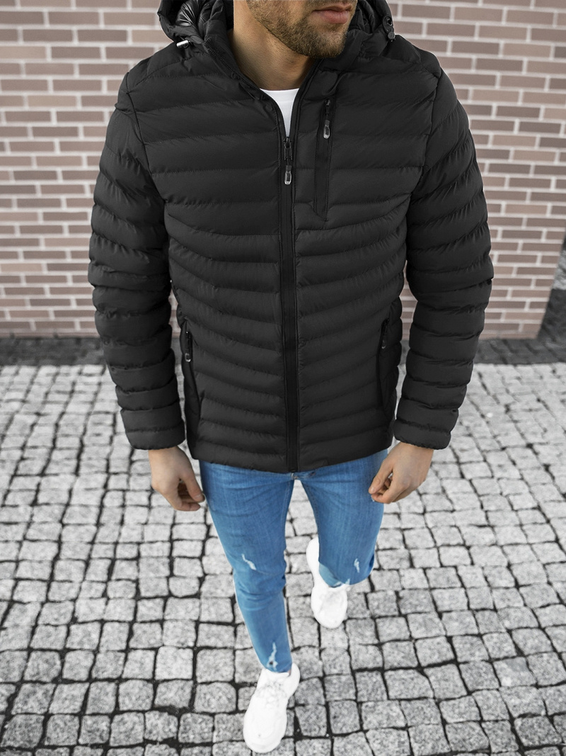 Куртка чоловіча Чорна OZONEE JS/M13057/392Z