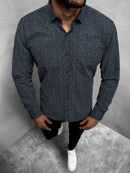 Koszula męska granatowa OZONEE O/3010/21