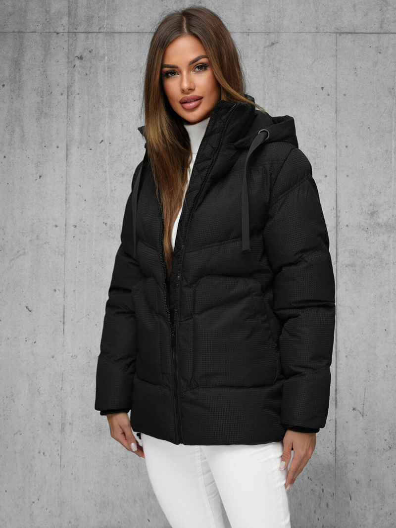 Куртка жіноча чорна OZONEE JS/5M3251/392Z