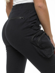 Штани Жіночі джоггери Чорнi OZONEE O/802