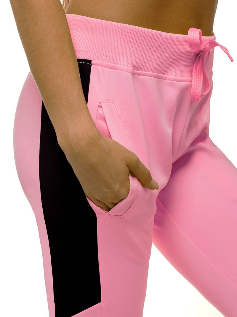 Spodnie dresowe damskie jasno-różowe OZONEE JS/JK88116/20