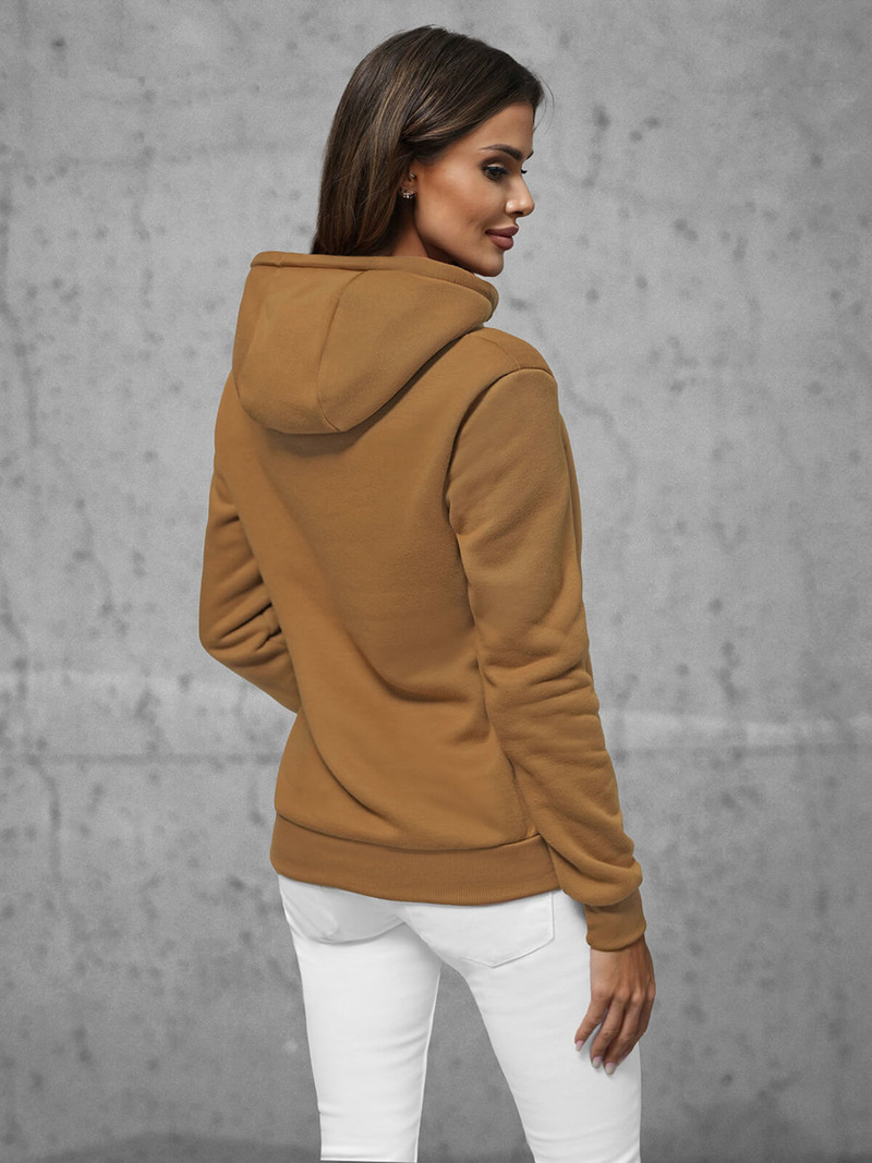 Жіноча Толстовка Коричнева OZONEE JS/W02/157Z