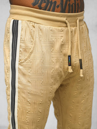 Komplet dresowy męski beżowy OZONEE O/3C101/2