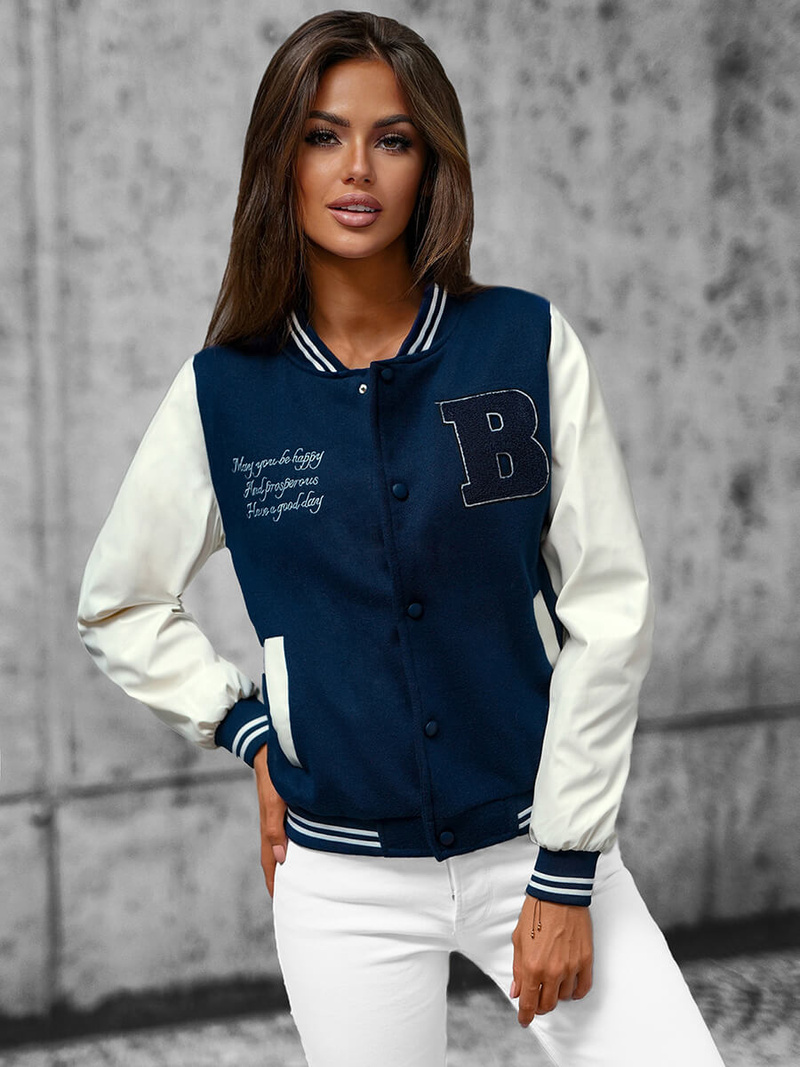 Куртка жіноча tемно-cиня OZONEE JS/16M9067/215