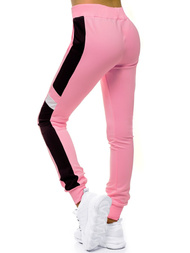 Spodnie dresowe damskie jasno-różowe OZONEE JS/JK88116/20