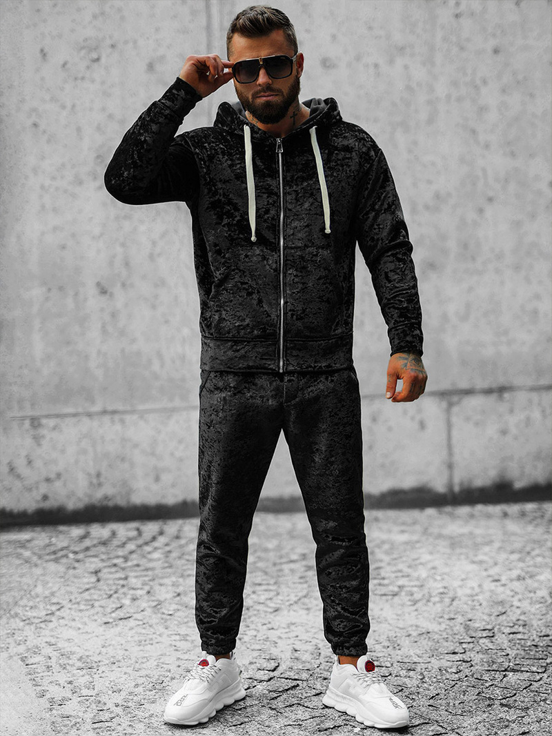 Спортивний костюм чоловічій Чорний OZONEE O/D8123/9153