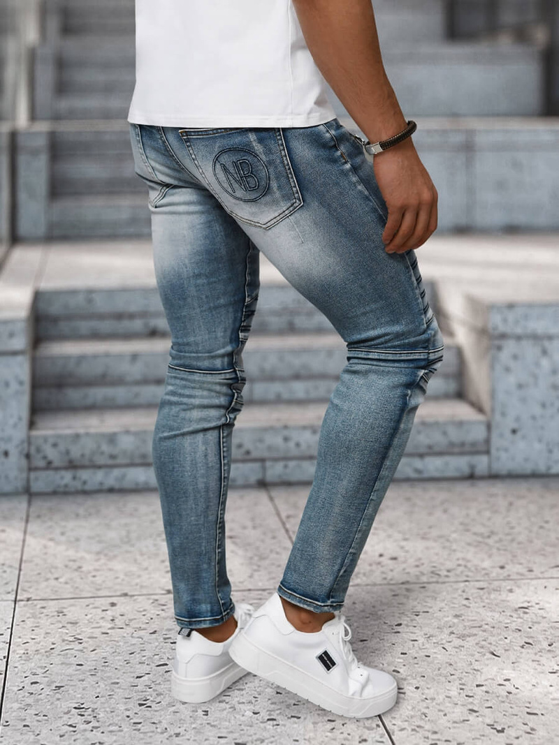 Джинси чоловічі Синi OZONEE NB/MP0094BSZ