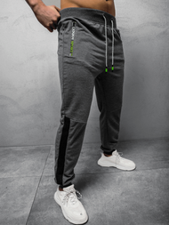 Spodnie dresowe męskie grafitowe OZONEE JS/68K10215