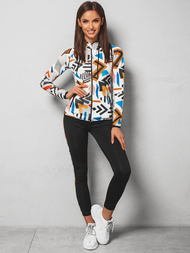 Komplet sportowy dwuczęściowy damski biało-czarny OZONEE O/20681Z