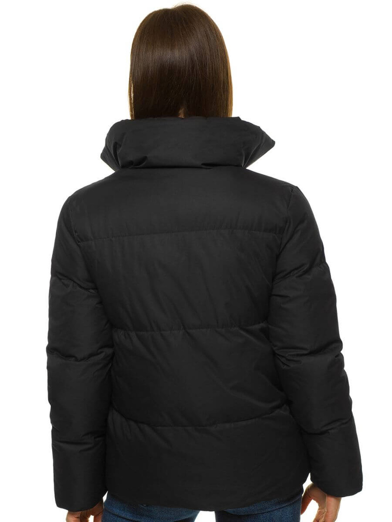 Kurtka zimowa damska czarna OZONEE JS/M23062/2