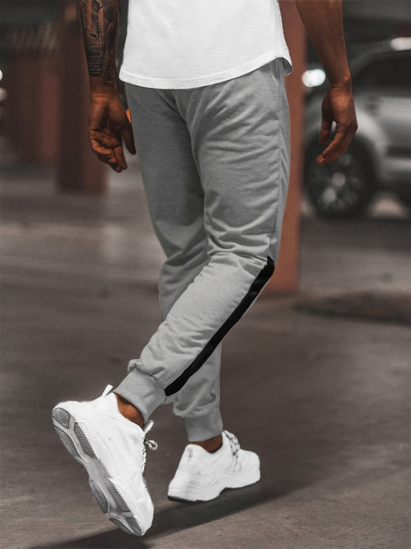 Spodnie dresowe męskie szare OZONEE JS/68K10356Z