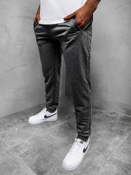 Spodnie dresowe męskie grafitowe OZONEE JS/JLB01Z