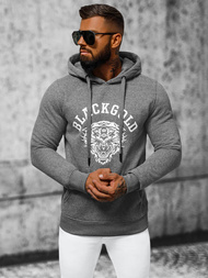 Толстовка чоловіча графіт OZONEE NB/MF2007