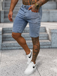 Spodenki męskie jeansowe jasno-niebieskie OZONEE NB/MP0315BC