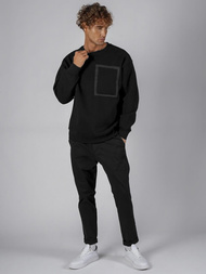 Толстовка чорна OZONEE O/SWE23004Z