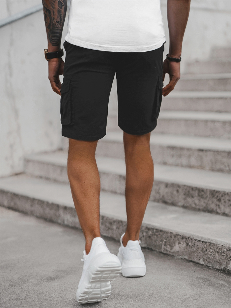 Шорти джинові чоловічі Чорнi OZONEE T/BB70010/1