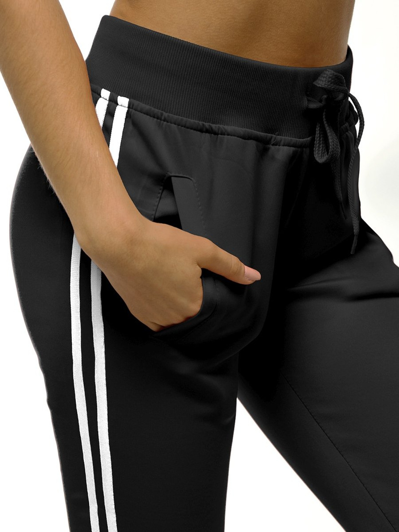 Spodnie dresowe damskie czarne OZONEE JS/JK88113/3