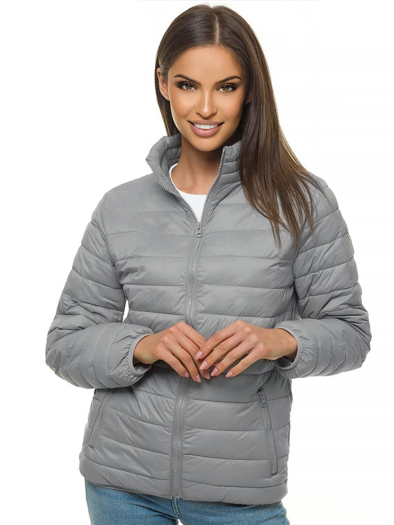 Kurtka przejściowa damska szara OZONEE JS/M23037/92