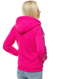 Bluza rozpinana damska różowa OZONEE JS/KSW3005