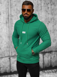 Bluza z kapturem męska zielona OZONEE O/TB2216