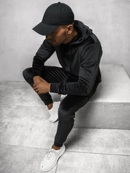 Спортивний костюм чоловічій Чорний OZONEE O/12131