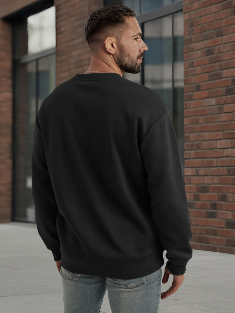 Bluza męska czarna OZONEE JS/65B3920/3