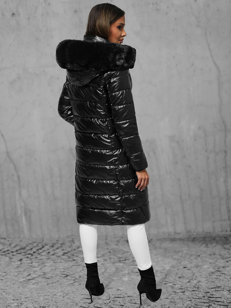 Куртка жіноча чорна OZONEE JS/16M9127/392