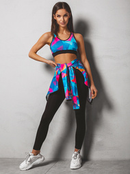 Жіночий спортивний костюм з трьох частин Кольоровий OZONEE O/20467Z