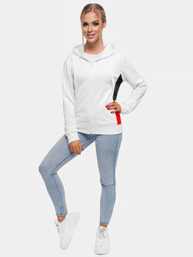 Жіноча Толстовка Бiла OZONEE JS/JK88123/1Z