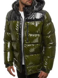 Kurtka zimowa męska pikowana khaki OZONEE N/6462