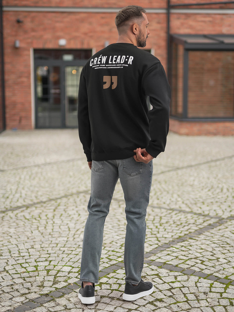 Bluza męska czarna OZONEE JS/65B3917/3