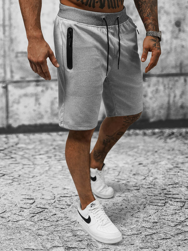 Шорти чоловічі Сiрий OZONEE JS/8K935