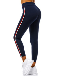 Legginsy damskie granatowe OZONEE JS/1036/B4