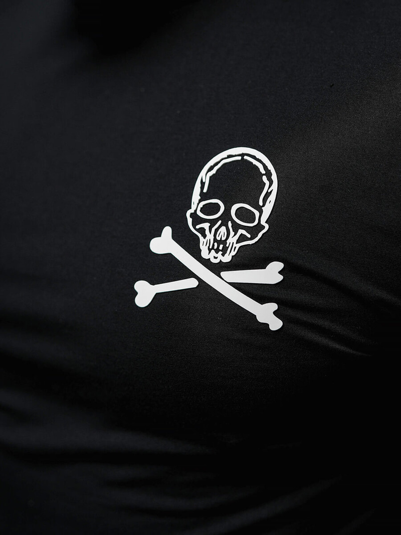 T-shirt męski slim fit czarny OZONEE NB/MT3066