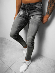 Чоловічі джинси графіт OZONEE NB/MP0021G