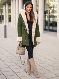 Куртка жіноча Зелена OZONEE JS/M763/136Z