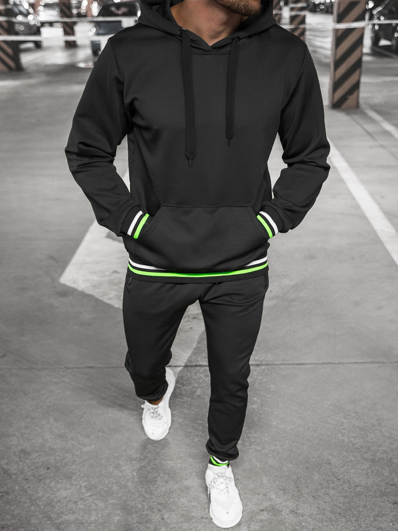 Спортивний костюм чоловічій Чорний OZONEE JS/68C10253Z