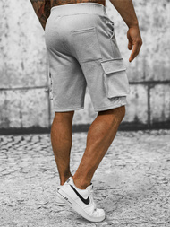 Spodenki dresowe męskie szare OZONEE JS/8K1128/2