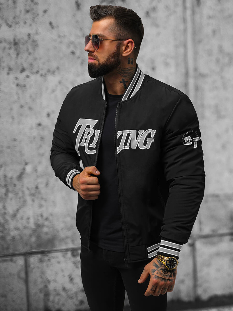 Куртка чоловіча Чорна OZONEE JS/84M3013/392