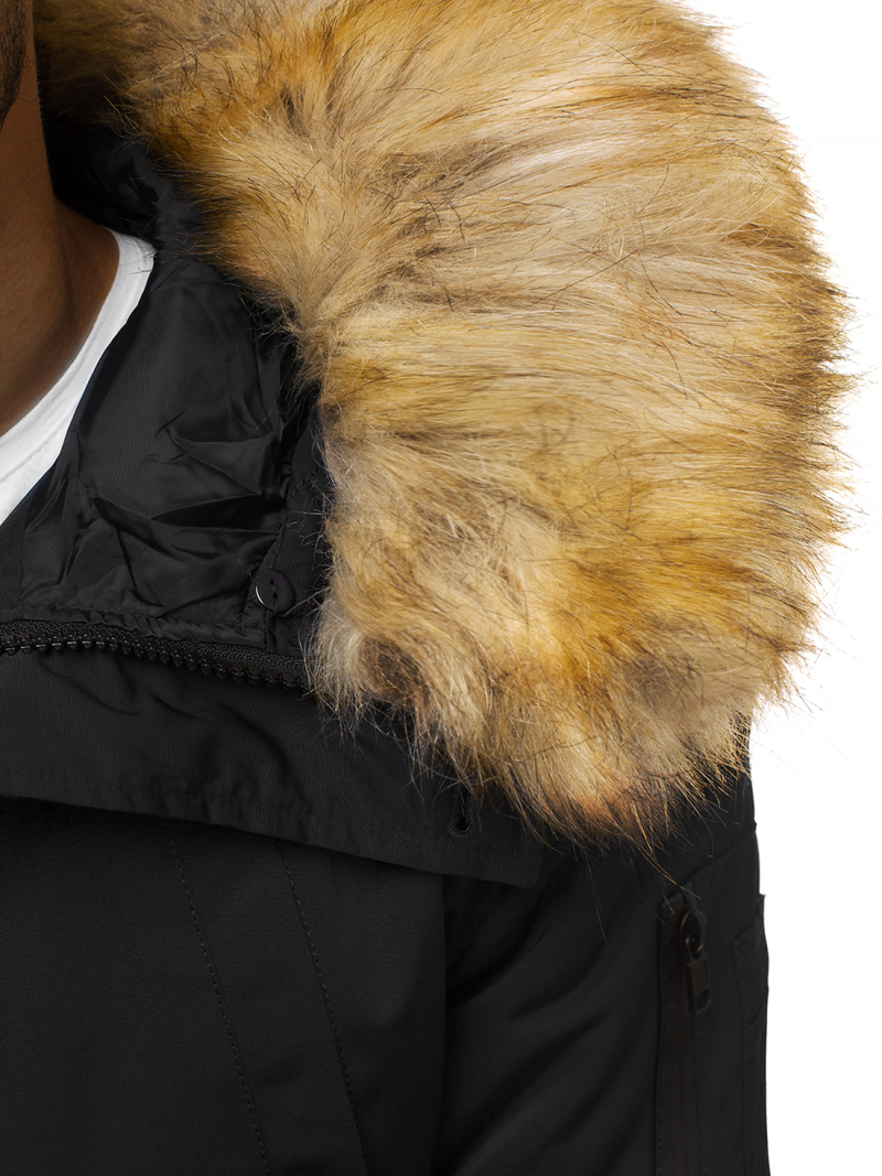 Куртка зимова чоловіча Чорна OZONEE JD/355Z