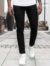 Spodnie męskie jeans czarne OZONEE O/4371/1