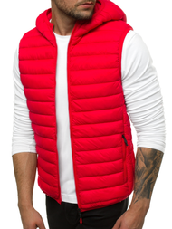 Безрукавка чоловіча Червона OZONEE JS/LY36